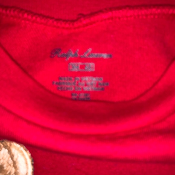 RL Polo Xmas Bear Collection Long Sleeve Tshirt - Picture 2 of 3